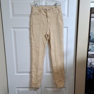 DG2 by Diane Gilman Women's Tan Skinny Jeans